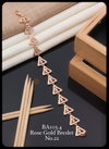 Accessories Designer BA Rose Gold Bracelets
